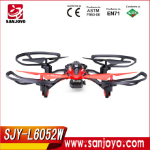 CALIENTE y NUEVO Li Shi Toys 2.4G 4CH 6-Axis RC UFO aviones con luz LED y cámara SJY-L6052W